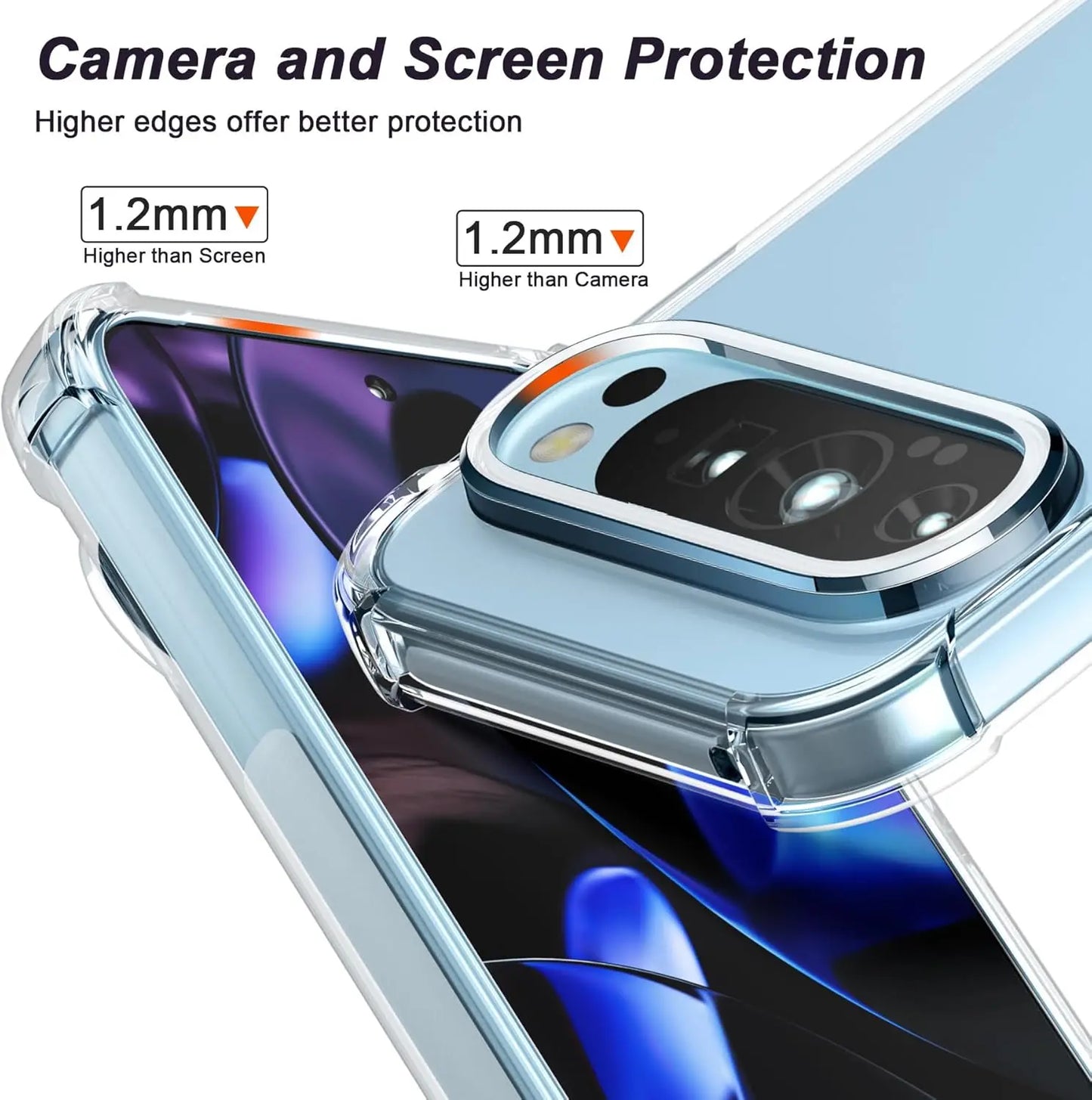 Google Pixel 8a Schutzhülle Transparent