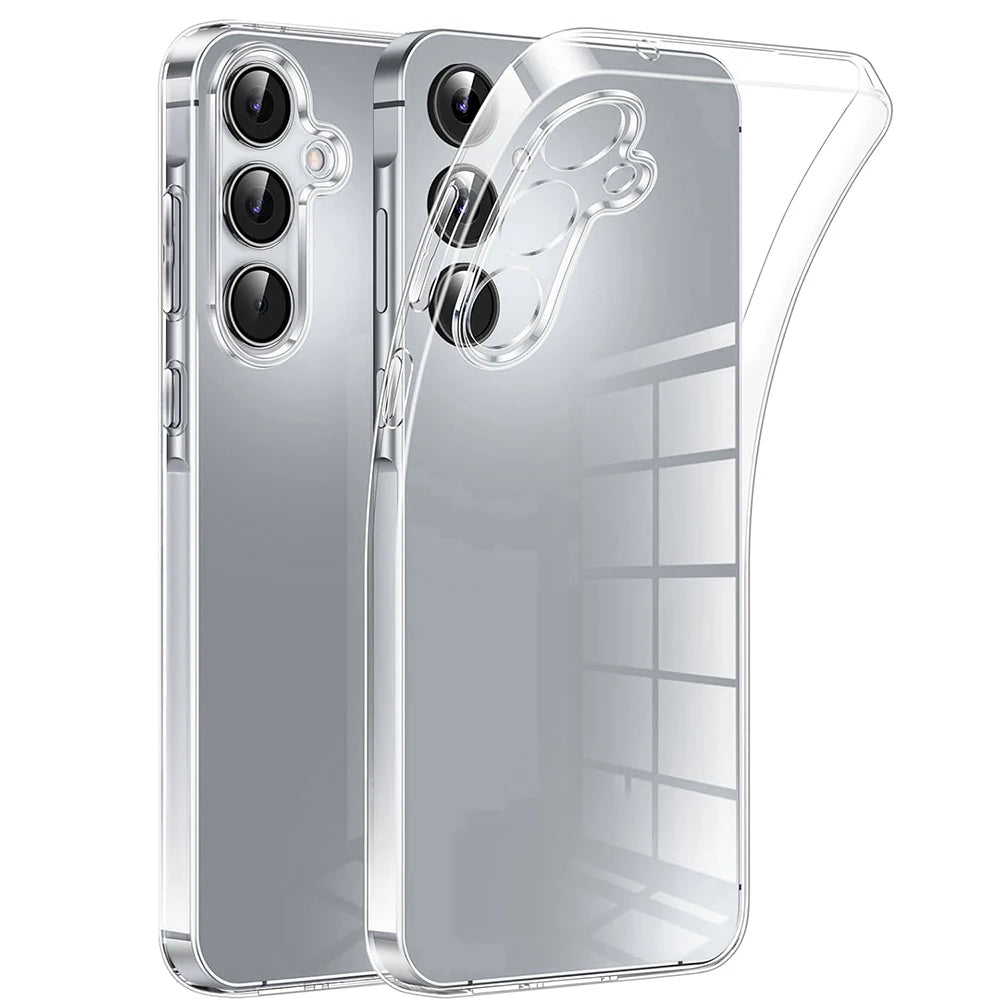 Samsung S25 Ultra Silikon Schutzhülle Transparent