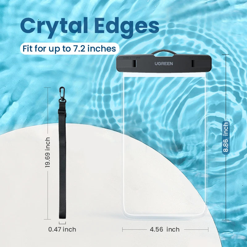 UGREEN Wasserdichte Handyhülle 7.2 Zoll