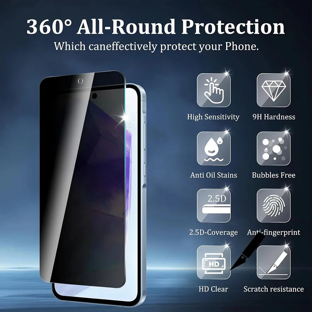 Samsung Galaxy A52s 5G Privacy Panzerglas/Schutzfolie