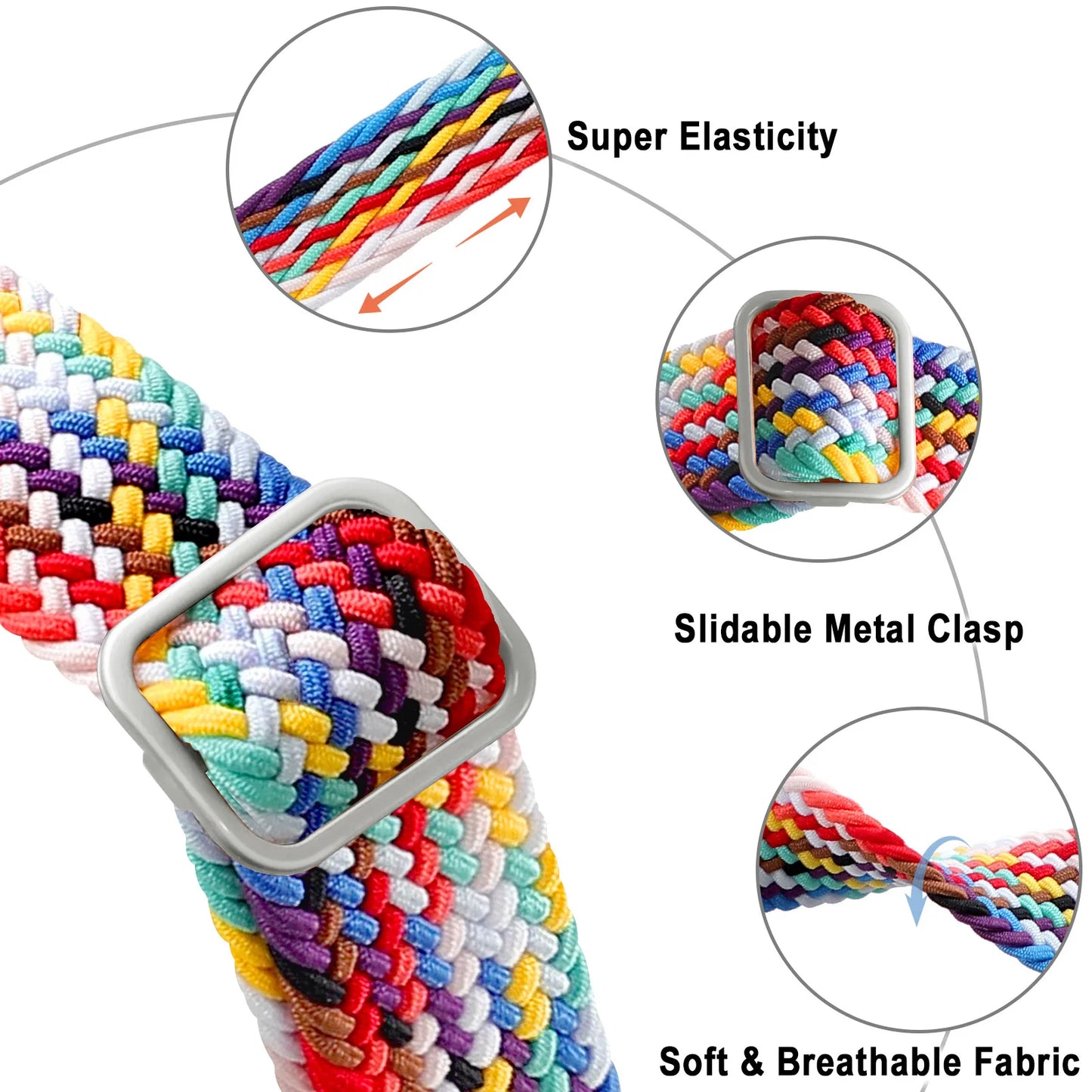 Samsung Watch Fit 3 geflochtenes Nylon Armband