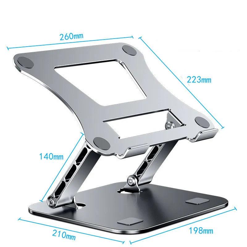 Laptop Holder Aluminum Passive Cooling Height Adjustable