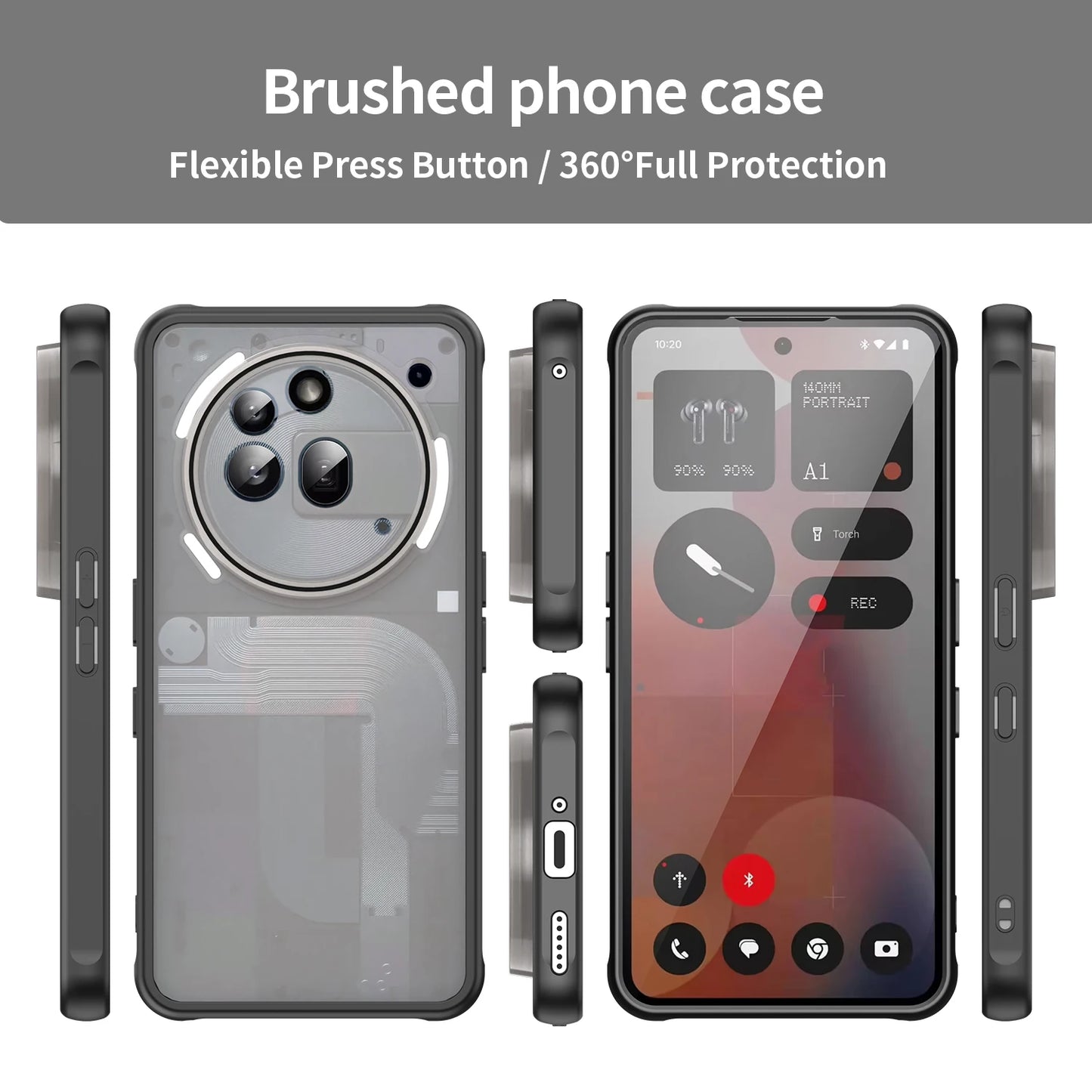 Nothing Phone 3a Pro Transparente MagSafe Schutzhülle