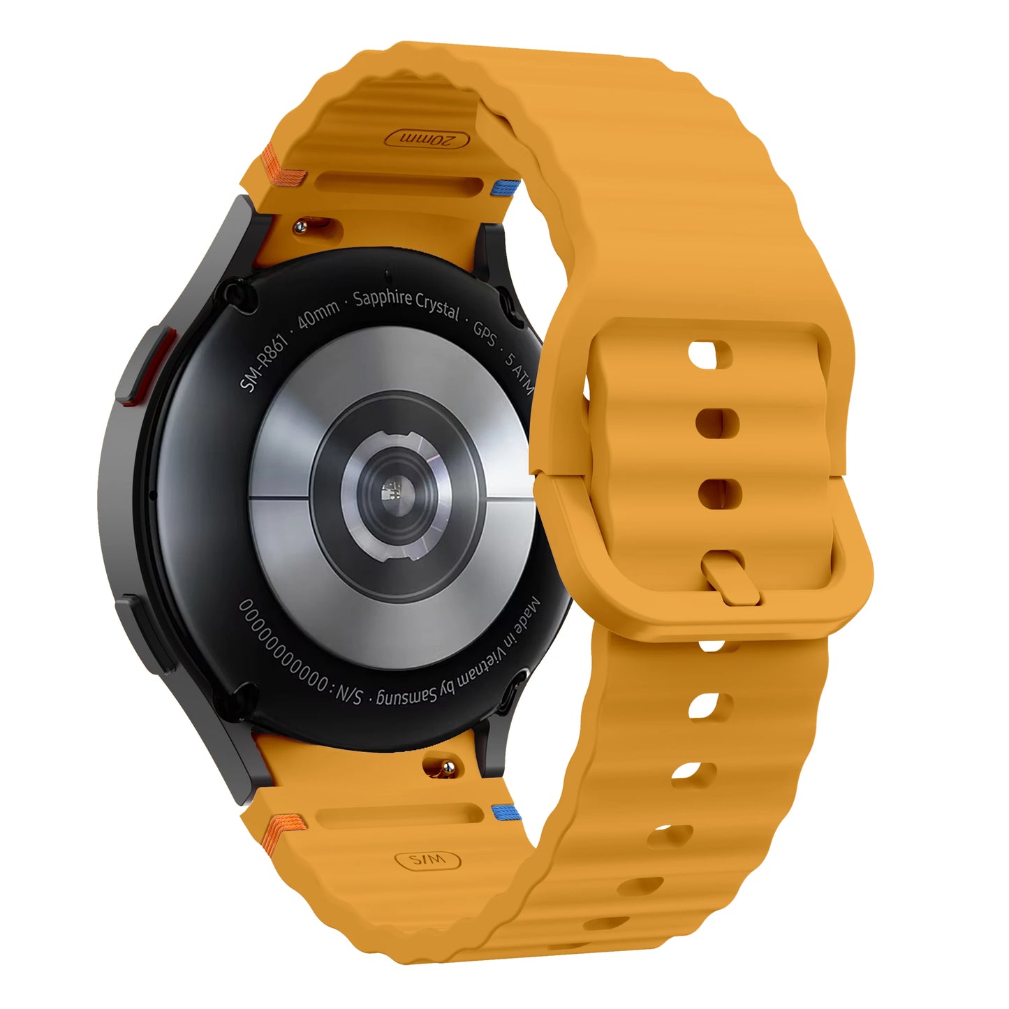 Samsung Watch 4 (40mm) Silikon Riffel Armband