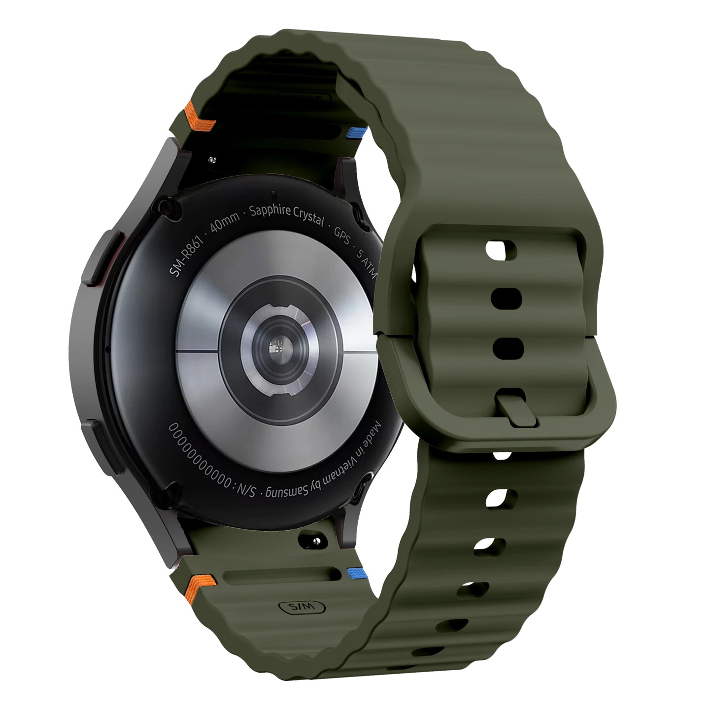 Samsung Watch 4 (40mm) Silikon Riffel Armband