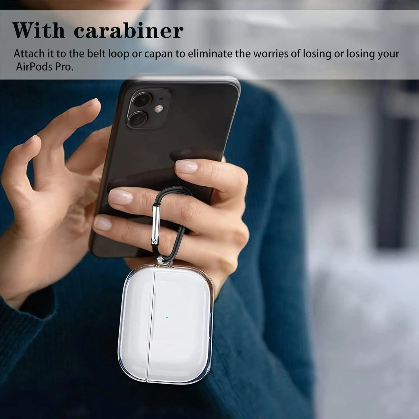 AirPods Pro Silikon Schutzhülle Transparent