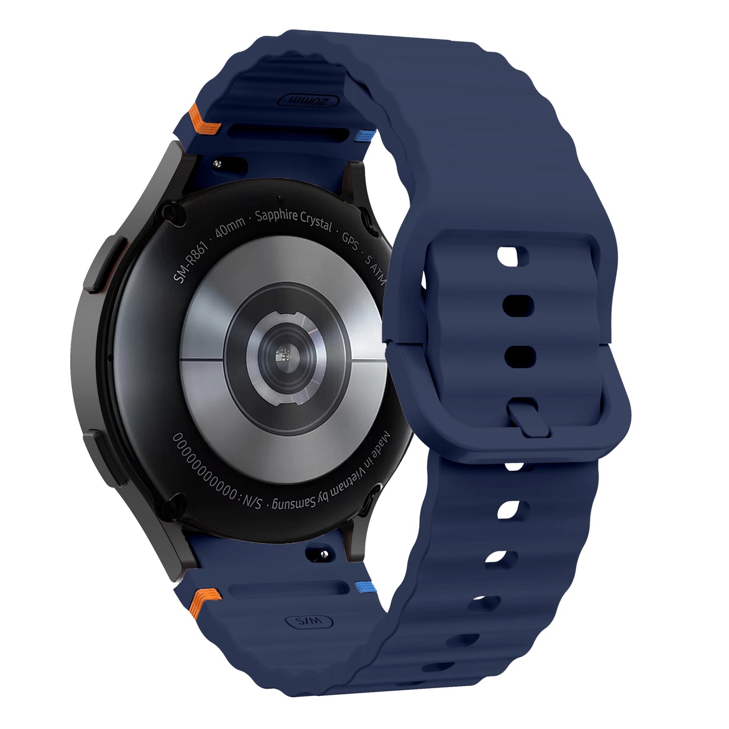 Samsung Watch 4 (40mm) Silikon Riffel Armband