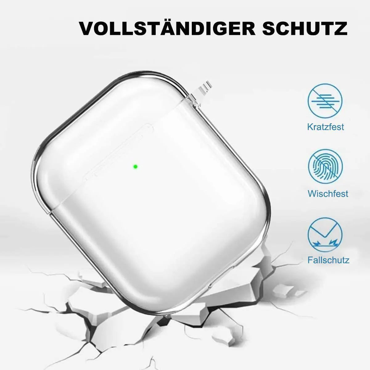 AirPods Pro Silikon Schutzhülle Transparent