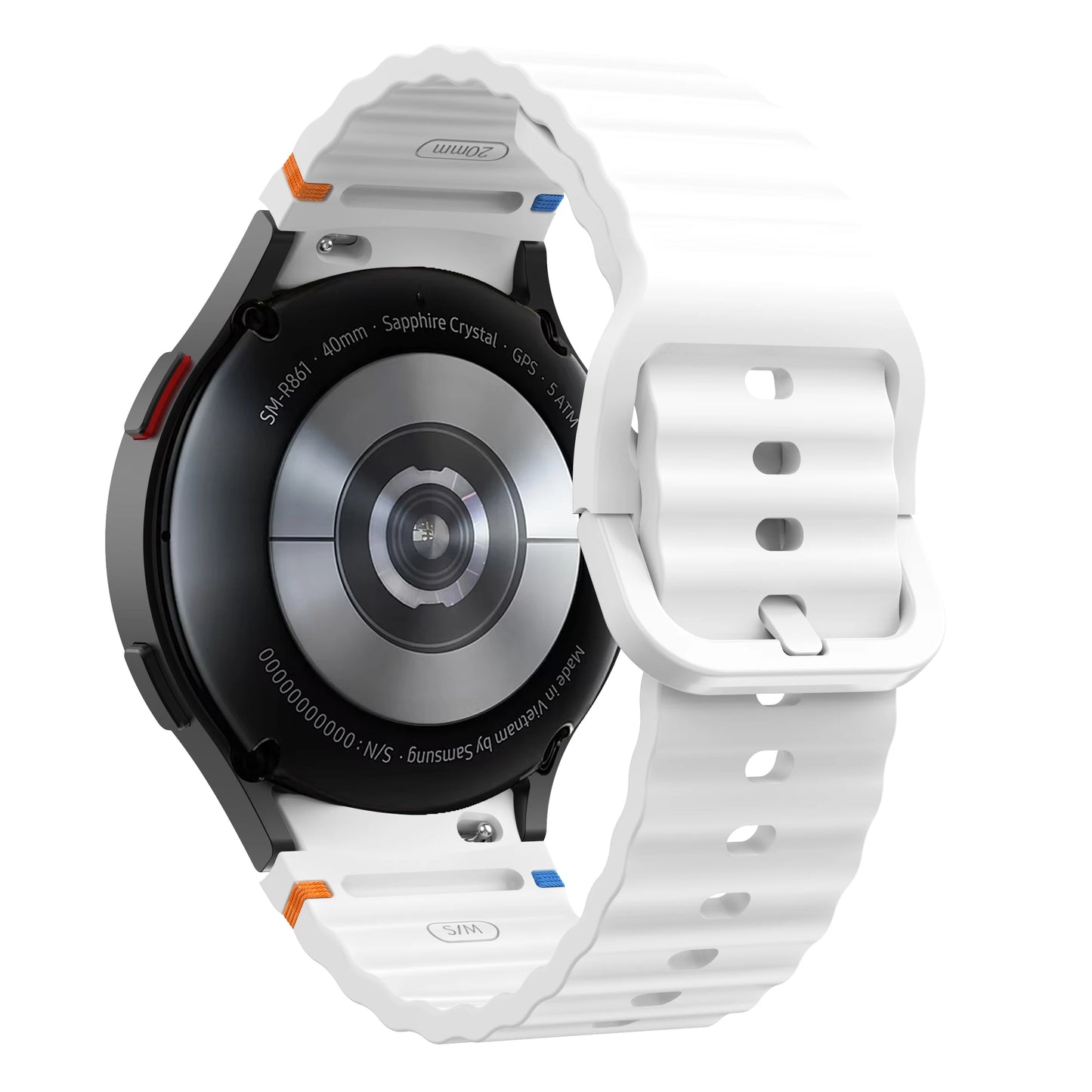 Samsung Watch 4 (40mm) Silikon Riffel Armband