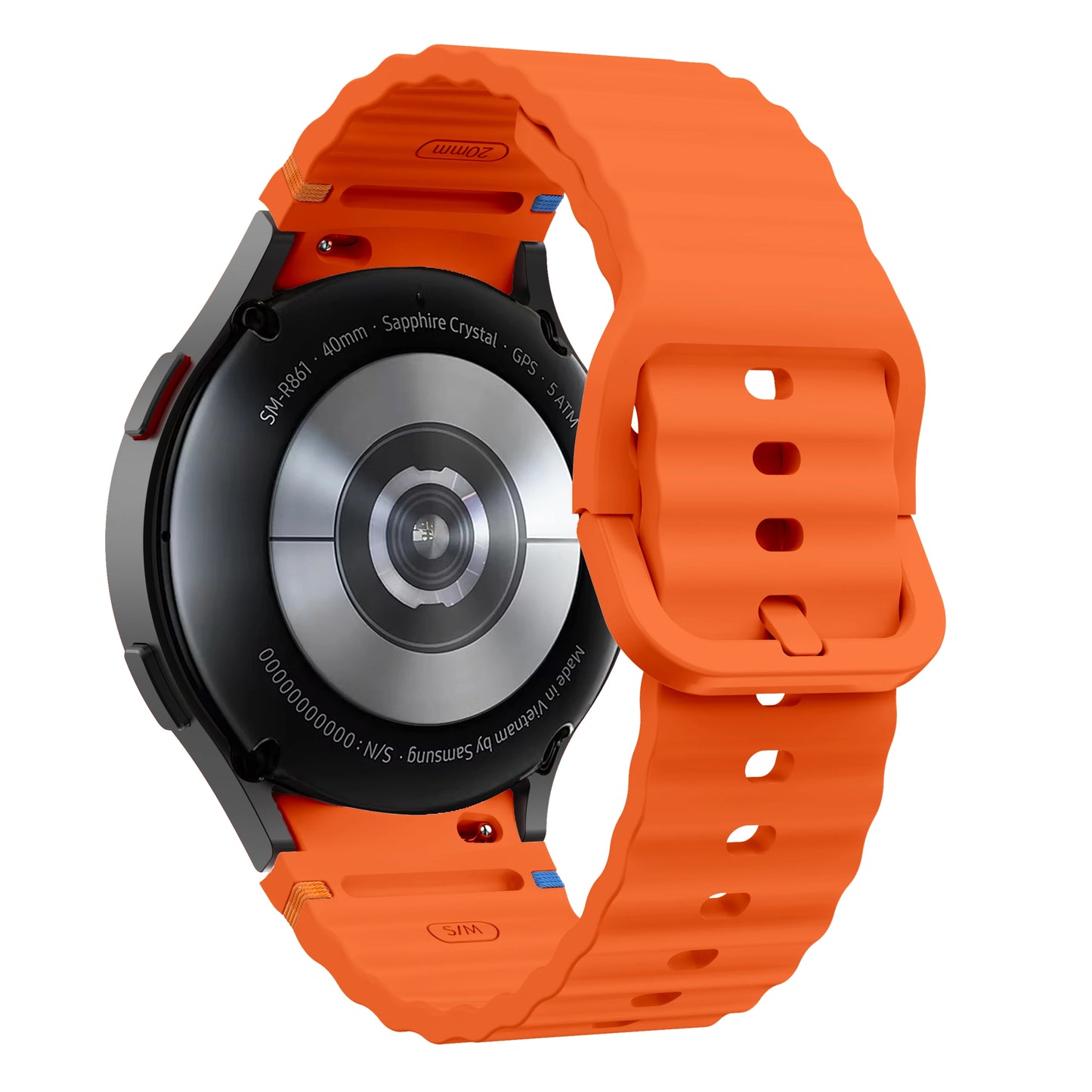 Samsung Watch 4 (40mm) Silikon Riffel Armband