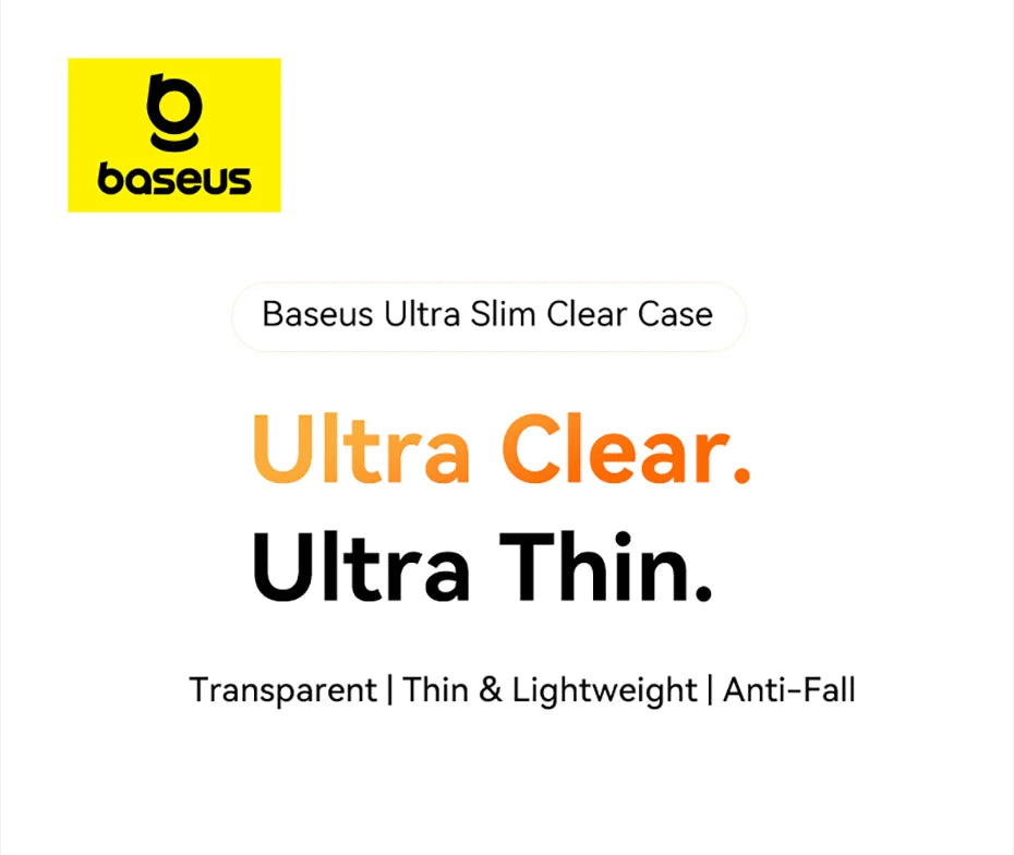 Baseus iPhone 17 Magsafe Schutzhülle Transparent