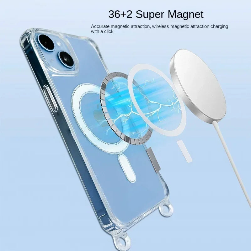 iPhone 16 MagSafe Schutzhülle mit Band