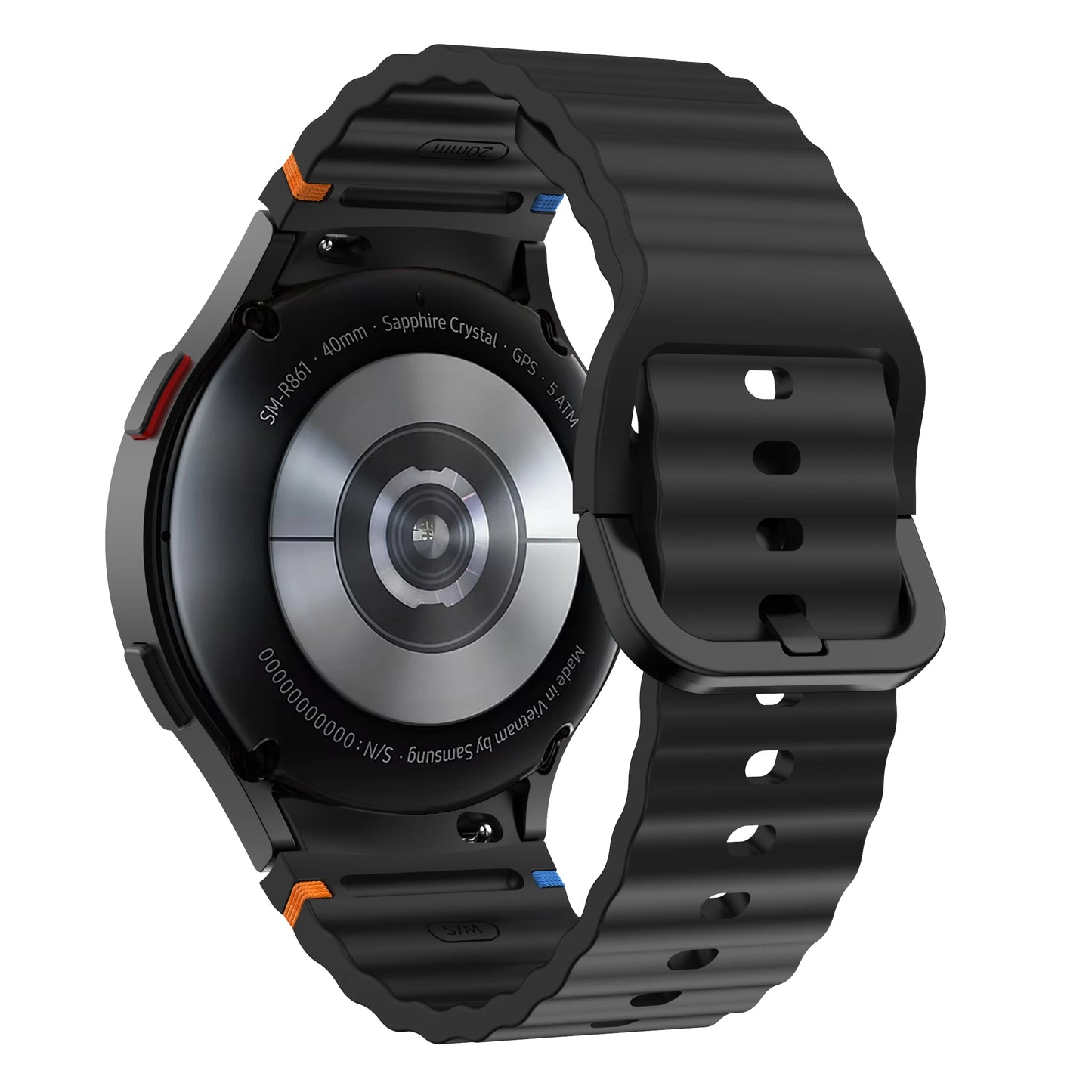 Samsung Watch 4 (40mm) Silikon Riffel Armband