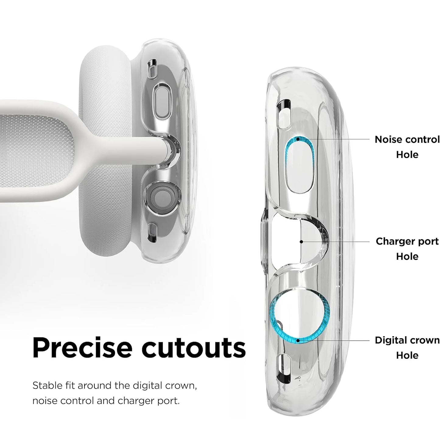 AirPods Max Schutzhülle Transparent