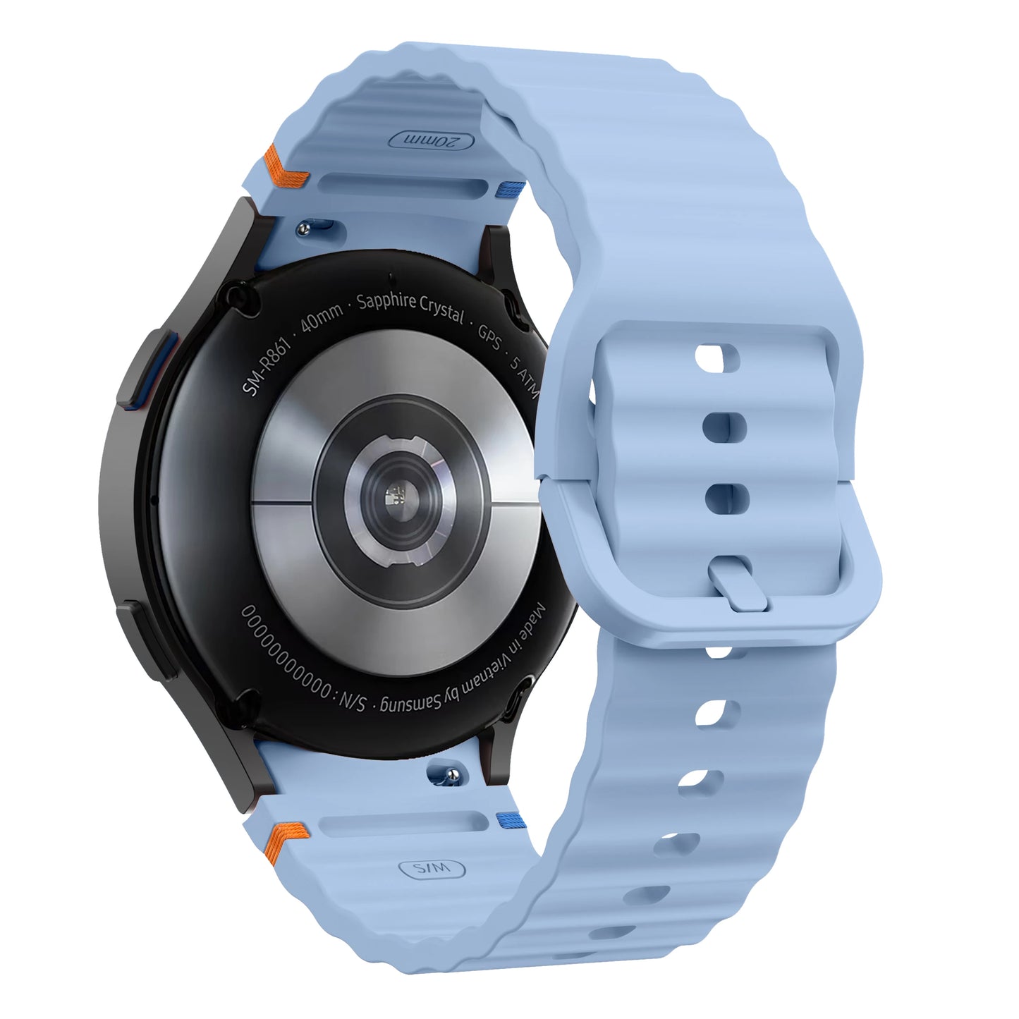 Samsung Watch 4 (40mm) Silikon Riffel Armband