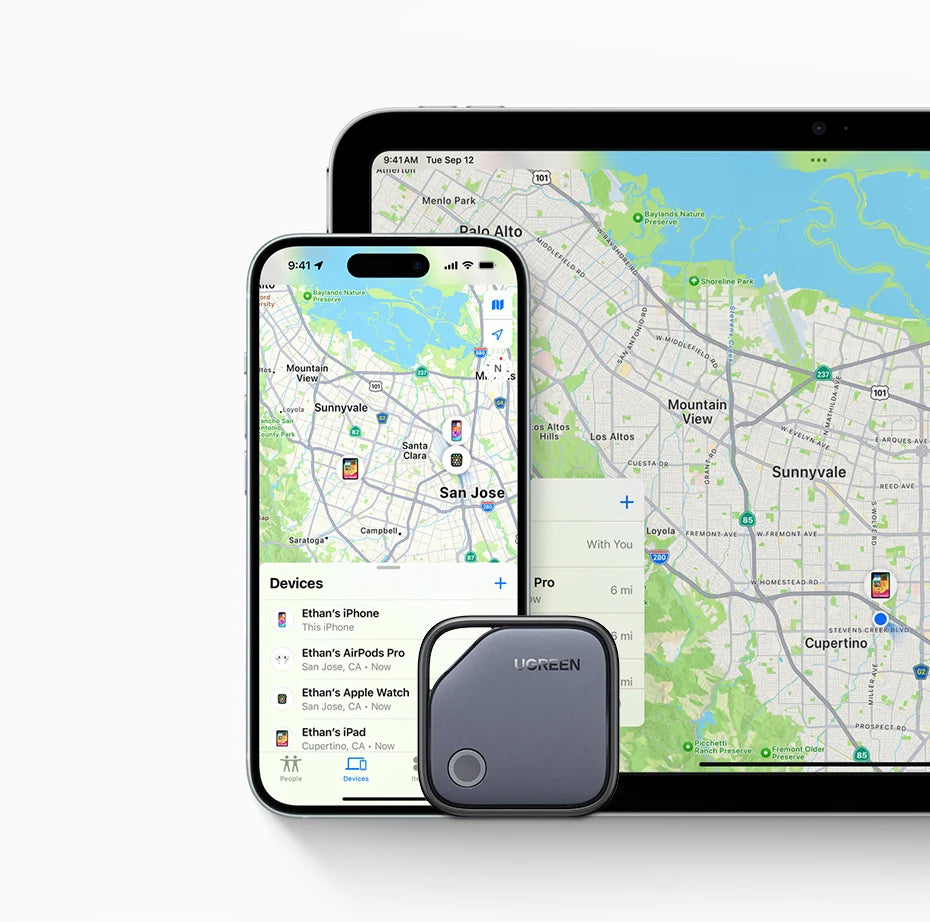 UGREEN Smart Bluetooth Tracker – Schlüssel & Gegenstände Finder (Apple Kompatibel)