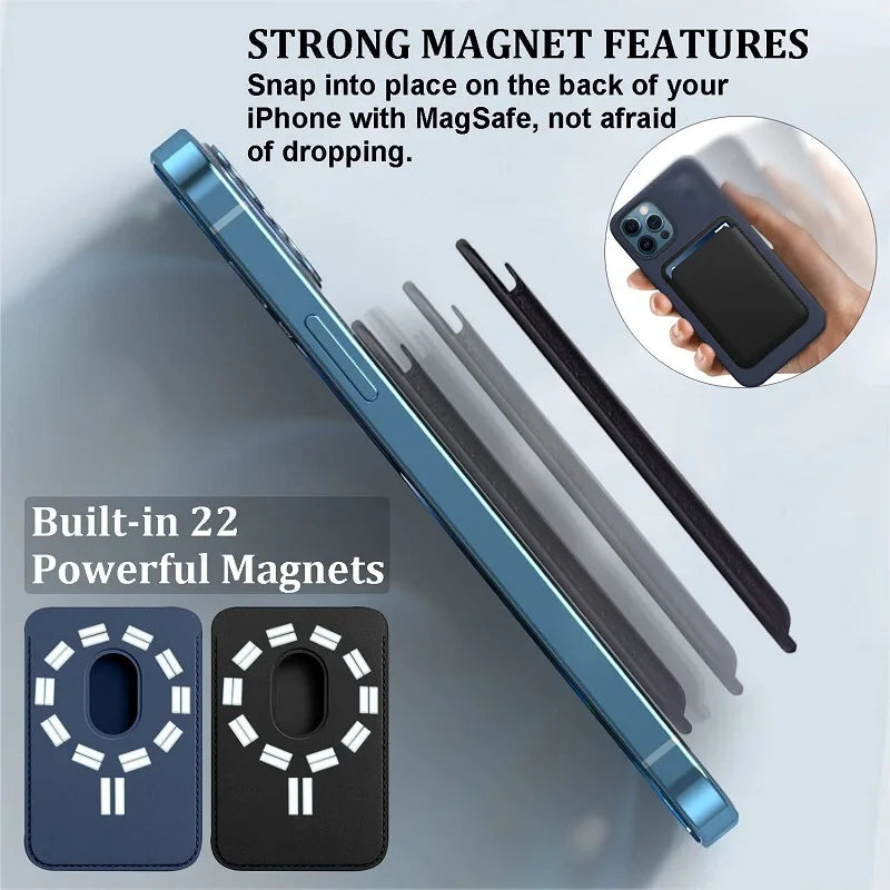 MagSafe Kartenhalter PU-Leder