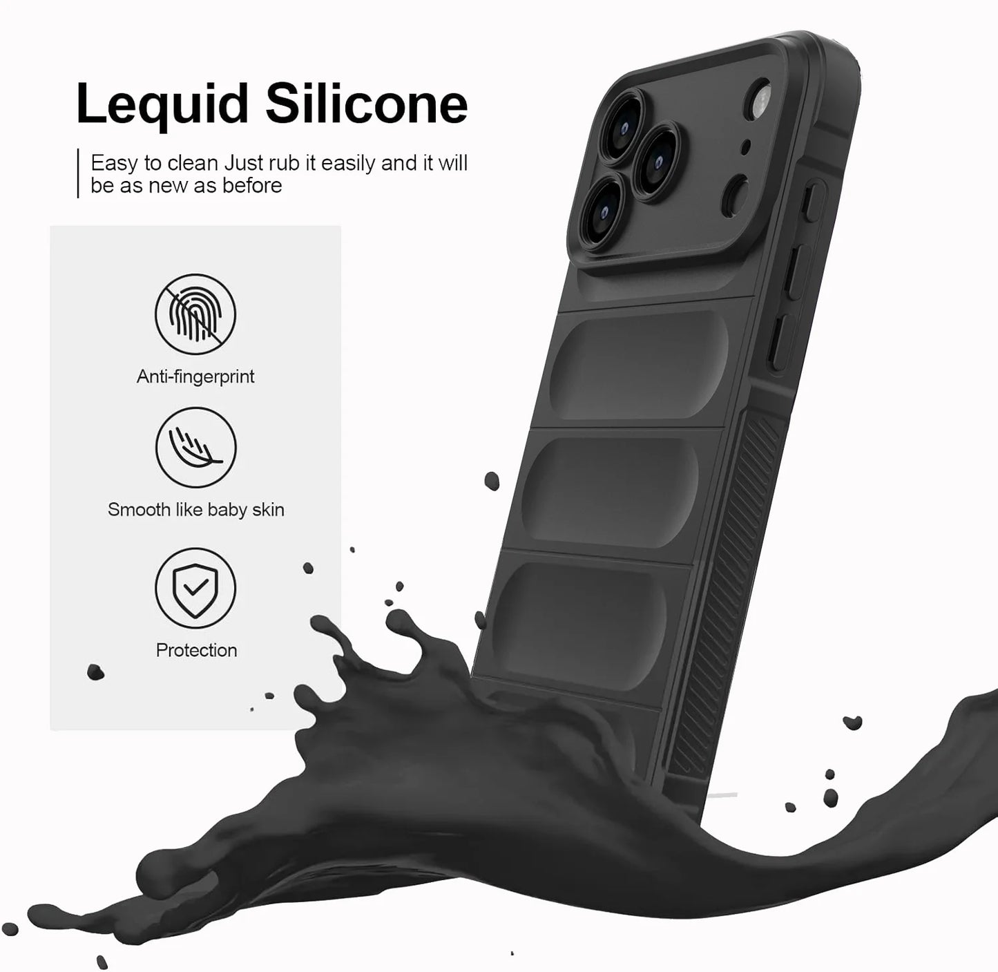 iPhone 17 Silicon Wave Schutzhülle