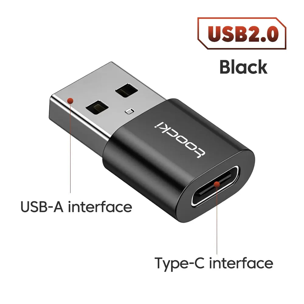 Toocki USB-A auf USB-C Adapter (OTG, USB 2.0)