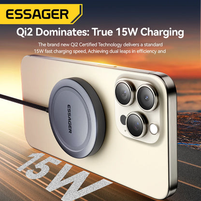 Essager Magnetisches Wireless Ladepad 15W (Qi2)