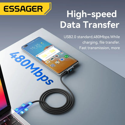 Essager USB-C auf USB-C Kabel 100W mit Display