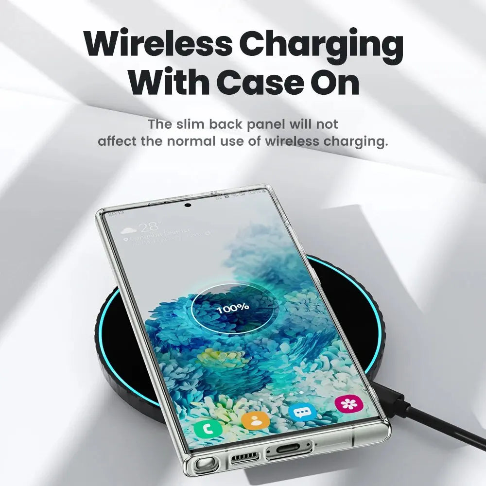 Toocki Samsung Transparent Silikon Schutzhülle