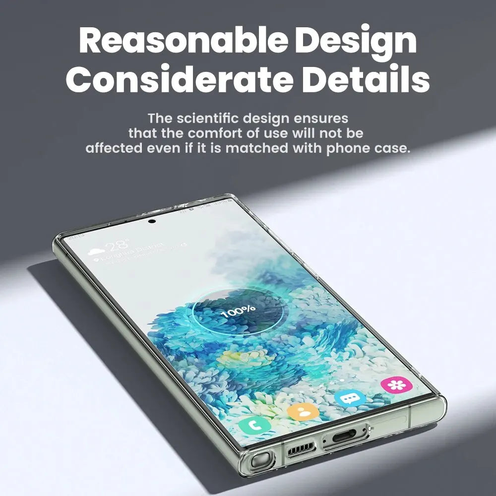 Toocki Samsung Transparent Silikon Schutzhülle