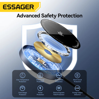 Essager Magnetisches Wireless Ladepad 15W (Qi2)