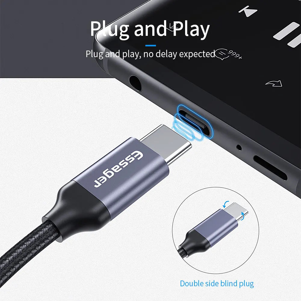 Essager USB-C auf 3,5 mm AUX Adapter