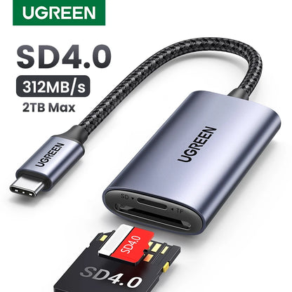 UGREEN USB-C Kartenleser SD4.0 312MB/s