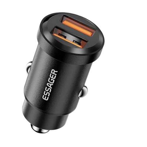 Essager 30W Auto Ladegerät USB-A + USB-A