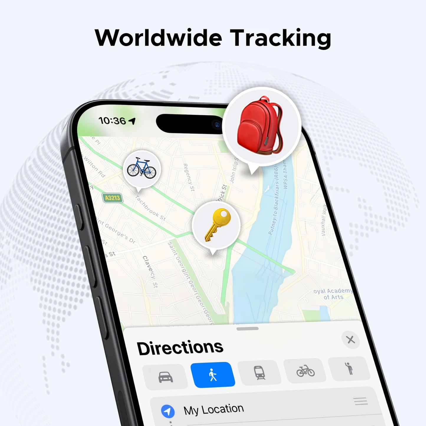 UGREEN Smart Bluetooth Tracker – Schlüssel & Gegenstände Finder (Apple Kompatibel)