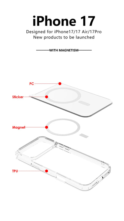 iPhone Air MagSafe Transparent Schutzhülle