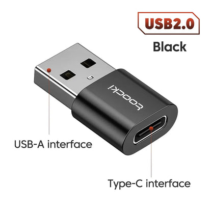 Toocki USB-A auf USB-C Adapter (OTG, USB 2.0)